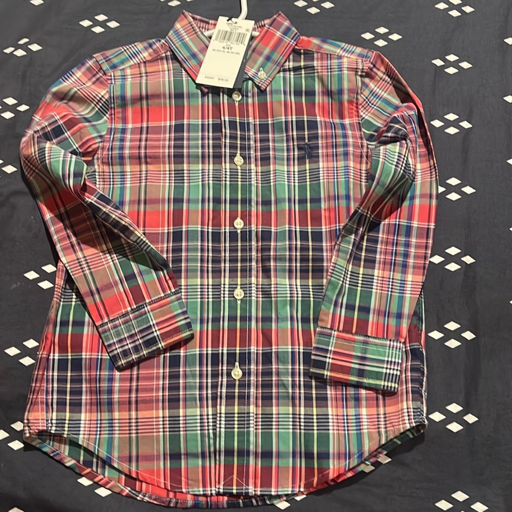 Polo by Ralph Lauren Button Down Shirt! Toddler Size 4T